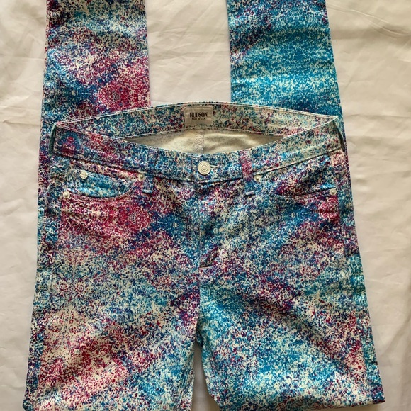 HUDSON Blue Nico Super Skinny Midrise Jeans SZ 29 ENAM Color - Picture 5 of 9